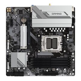 GIGABYTE B650M GAMING PLUS WIFI Motherboard - AMD Ryzen 9000 CPUs, 5+2+2 Phases VRM, up to 8000MHz DDR5, 2xPCIe 4.0 M.2, 2.5GbE LAN, WIFI 6E, USB 3.2 Gen 1 - Motherboards - Laptops & PC Builds - Techbox