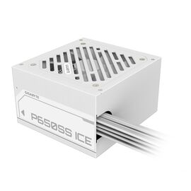 GIGABYTE P650SS ICE Power Supply - PCIe 5.0, 80 PLUS Silver, 120mm Fan, ATX 3.0 compatible, EU Plug | Techbox