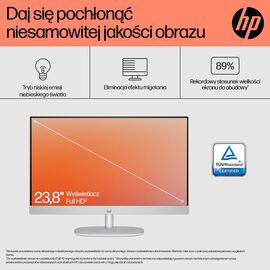 HP 24-cr0312nw AMD Ryzen™ 5 7520U 60.5 cm (23.8") 1920 x 1080 px All-in-One PC 16 GB LPDDR5-SDRAM 512 GB SSD Windows 11 Home Wi-Fi 6 (802.11ax) White | Techbox