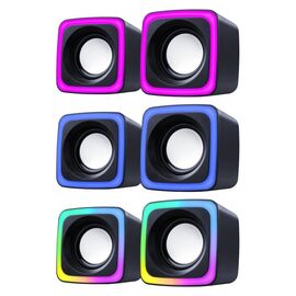 DEFENDER SOLAR 7 2.0 6W LED USB SPEAKERS 65117 | Techbox