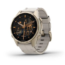 Garmin Fenix 8 3.3 cm (1.3") AMOLED 43 mm Digital 416 x 416 pixels Touchscreen Gold Wi-Fi GPS (satellite) | Techbox
