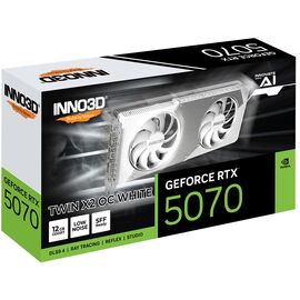 INNO3D GeForce RTX 5070 TWIN X2 OC WHITE NVIDIA 12 GB GDDR7 | Techbox