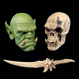 Mythic Legions Action Figure Accessory Enemy Head Pack - Figurines - Collectibles - Techbox