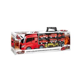 Contruck - Truck with rescue vehicles and signs, fire (534654) / Toys