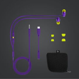 Logitech - G333 In-ear Gaming Headphones Purple / Electronics
