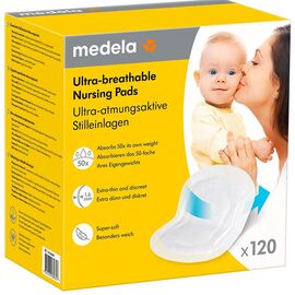 Medela - Ultra-breathable nursing pads - 120 pcs / Baby and Children
