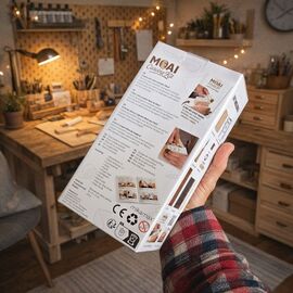 Mikamax - Moai Wood Carving Kit / Gadgets