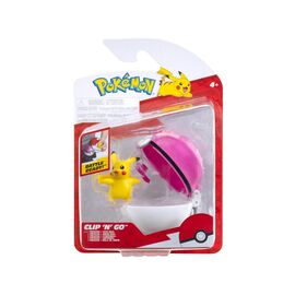 Pokémon - Clip N Go Female Pikachu w. Love Ball (PKW3638) / Toys