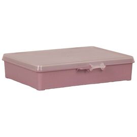 Raaco - Storage Box with 7 Compartments - Dark Pink - 4 x 17.9 x 15.1 cm / Toys