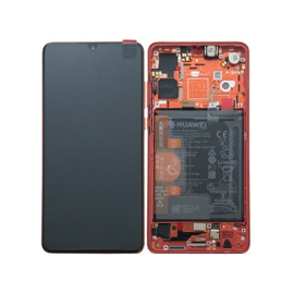 Huawei (02352NLQ) Display incl. battery (Original) - Amber Sunrise, Huawei P30 | Techbox