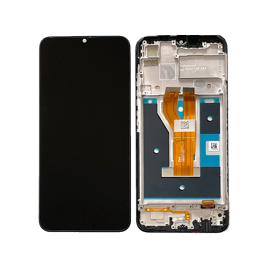 Realme (4907881)  LCD Touchscreen (incl. frame) - Black, Realme C11 2021 (RMX3231) - LED Screens - Smartphone LCD - Techbox