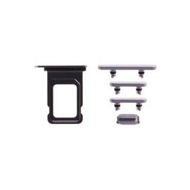 For iPhone/iPad (AP1400911PU) Keyset + Simcard Tray - Purple, for iPhone 14 - Buttons & Keys - Smartphone - Techbox