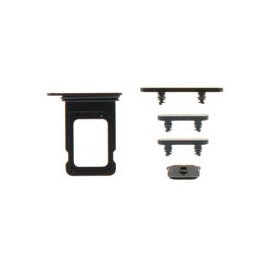 For iPhone/iPad (AP14PL0911B) Keyset + Simcard Tray - Black, for iPhone 14 Plus - Buttons & Keys - Smartphone - Techbox