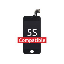 For iPhone/iPad (APSE001B3) Compatible LCD Complete - Black, (Compatible) for model iPhone 5S/SE - LED Screens - Smartphone LCD - Techbox