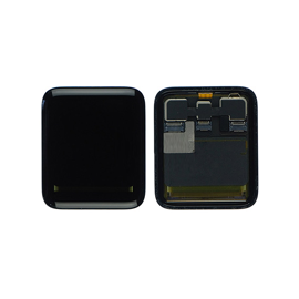For iPhone/iPad (AWS3G3801B) OLED (soft) Touchscreen - Black, (Pulled) for model Watch Series 3 gps - 38 mm - LED Screens - Smartphone LCD - Techbox