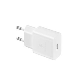 For Samsung accessories (EP-T1510NWEGEU-BULK) Samsung Travel Fast Charger (USB Type-C) 15W - White (bulkpackaging) (**Charger ONLY**)