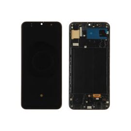 For Galaxy (GH82-19204A-FG3) Display incl. Frame (Compatible soft) - Black, For Samsung Galaxy A50; SM-A505 - LED Screens - Smartphone LCD - Techbox