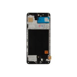For Galaxy (GH82-21669A-FG3) Display incl. Frame (Compatible soft) - Black, For Samsung Galaxy A51; SM-A515 - LED Screens - Smartphone LCD - Techbox