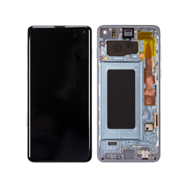 Samsung (GH82-18850C) OLED Touchscreen - Blue, Galaxy S10; SM-G973F - LED Screens - Smartphone LCD - Techbox
