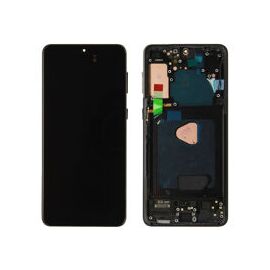 For Galaxy (GH82-27268A-FG3) Display (Compatible soft) - Black, For Samsung Galaxy S21 Plus; SM-G996 | Techbox