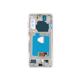 For Galaxy (GH82-27268C-FG3) OLED Touchscreen incl. frame (Compatible soft) - White, For Galaxy S21 Plus; SM-G996 - LED Screens - Smartphone LCD - Techbox