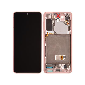 Samsung (GH82-27255D) OLED Touchscreen (excl cam) - Phantom Pink, Galaxy S21; SM-G991B | Techbox