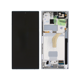Samsung (GH82-27488C) OLED Touchscreen - Phantom White, Galaxy S22 Ultra; SM-G908B | Techbox