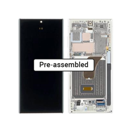 Samsung (GH82-30466B-PA) OLED Touchscreen (incl. pre-assembled frame) - Cream, Galaxy S23 Ultra; SM-S918B - LED Screens - Smartphone LCD - Techbox