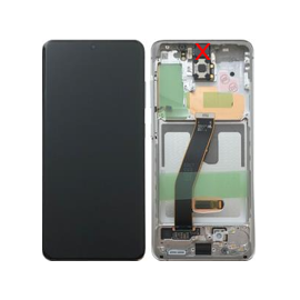 Samsung (GH82-31432B) OLED Touchscreen (excl cam) - Cloud White, Galaxy S20; SM-G981 | Techbox