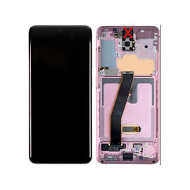 Samsung (GH82-31432C) OLED Touchscreen (excl cam) - Pink, Galaxy S20; SM-G981 | Techbox