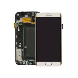 Samsung (GH97-17162C) Original OLED Touchscreen - Gold (incl. adhesive), Galaxy S6 Edge; SM-G925 - LED Screens - Smartphone LCD - Techbox