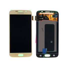 Samsung (GH97-17260C) Original OLED Touchscreen - Gold (incl. adhesive), Galaxy S6; SM-G920 - LED Screens - Smartphone LCD - Techbox