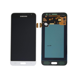 Samsung (GH97-18414A) Original LCD Touchscreen - White (incl. adhesive), Galaxy J3 (2016); SM-J320 - LED Screens - Smartphone LCD - Techbox