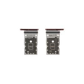 Samsung (GH98-47138B) Original Sim tray burgundy - Galaxy S22 Ultra; SM-S908B - Various Spare Parts - Smartphone - Techbox