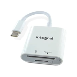 Integral (INCRSDMSD3-0-C) Integral USB-C SD & microSD Card Reader