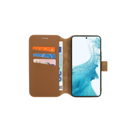 Minim (MM-10361) Minim 2 in 1 Wallet Case - Light Brown, Samsung Galaxy S22 | Techbox