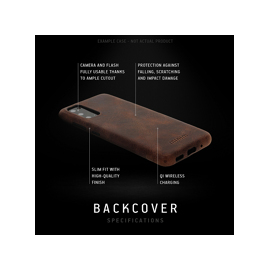 Minim (MM-10379)  Minim Backcover - Cognac, Apple iPhone 14 Plus - Apple Cases - Cases - Techbox