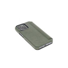 Minim (MM-10389) Minim Book Case - Olive Green, Apple iPhone 14 Pro | Techbox