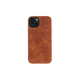 Minim (MM-10432) Minim Backcover -  Cognac, Apple iPhone 15 Plus - Apple Cases - Cases - Techbox