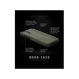 Minim (MM-10443) Minim Book Case - Black, Apple iPhone 15 Plus | Techbox