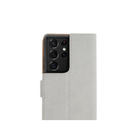 Promiz (PZ-10324) While supplies last Wallet Case - Samsung Galaxy S21 Ultra Light Grey - Samsung Cases - Cases - Techbox