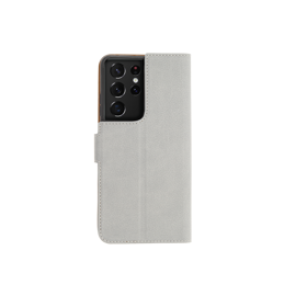 Promiz (PZ-10324) While supplies last Wallet Case - Samsung Galaxy S21 Ultra Light Grey - Samsung Cases - Cases - Techbox