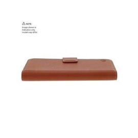 Promiz (PZ-10681) Wallet Case - Brown, for iPhone 16 | Techbox