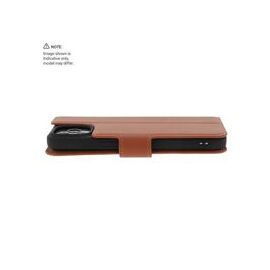 Promiz (PZ-10693) Wallet Case - Brown, for iPhone 16 Plus | Techbox