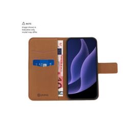 Promiz (PZ-10896) Wallet Case - Brown, Apple iPhone 17 | Techbox
