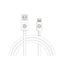Promiz (PZ-30049) MFI Lightning Cable, White - USB to Lightning 1m - Cables & Adapters - Cables & Accessories - Techbox