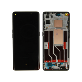 Oppo (REF-OPPOR5PRO01BF) LCD Touchscreen with frame - Black, (Refurb) for model Oppo Find X3 Neo  / Reno 5 Pro - LED Screens - Smartphone LCD - Techbox