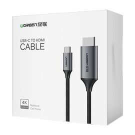 Ugreen cable HDMI cable - USB Type C 4K 60 Hz 1.5 m black-gray (MM142 50570) | Techbox