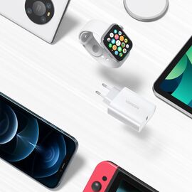 Ugreen USB charger Power Delivery 3.0 Quick Charge 4.0+ 20W 3A white (60450) | Techbox