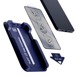 9H tempered glass with 3mk HardGlass Max Privacy filter for iPhone 16 Pro/17